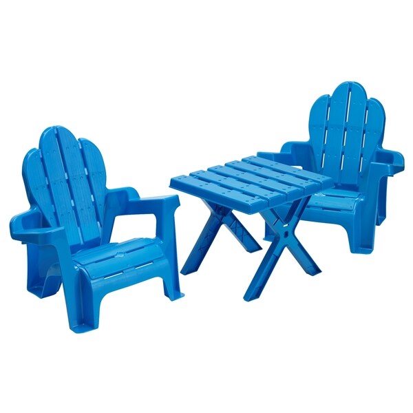 American Plastic Toys Adirondack Table and Chairs Set - 16676061 
