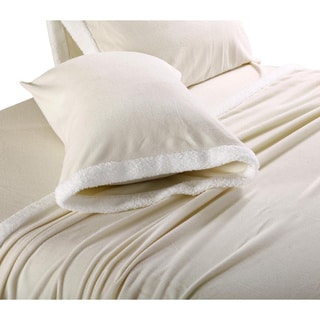 (^ ^)// Micro Fleece Sheets with Sherpa Trim