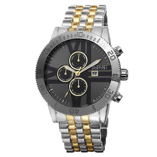 August Steiner Men's Swiss Quartz Multifunction Bracelet Watch