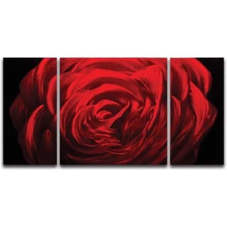 See Reviews Midnight Rose' Metal Wall Art