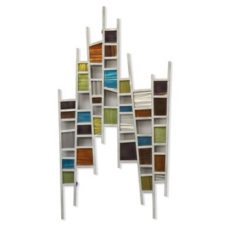 ===>  Colored Windows Wall Art