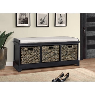 Great Prices Gallerie Décor Newport Three Basket Storage Bench