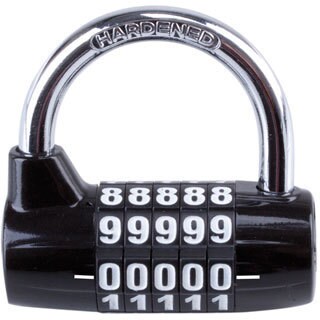 M-Wave PD5 Combination Pad Lock-Image