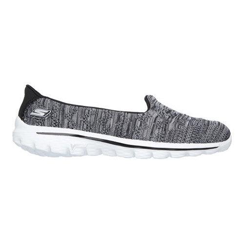 Women's Skechers GOwalk 2 Captivate Slip On Black/White