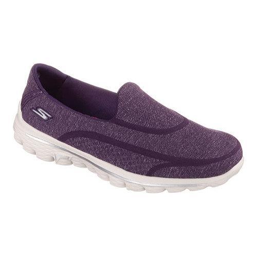 Women's Skechers GOwalk 2 Super Sock 2.0 Slip On Purple