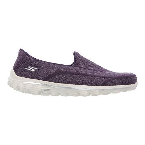 Women's Skechers GOwalk 2 Super Sock 2.0 Slip On Purple