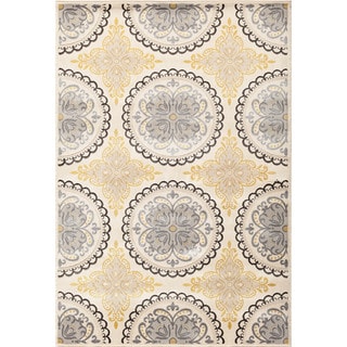 (>_<)  Christopher Knight Home Paris Citron Pena Pearl Area Rug (7'10 x 9'10)