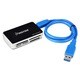 Insten Black/ Silver USB 3.0 Super Speed All-in-1 Multi-card Reader for Compact Flash/ Micro Drive/ SD/ SDHC/ Micro SD/ CF/ MS