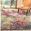 Safavieh Monaco Pink/ Multi Rug (5'1 x 7'7)