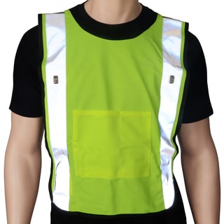 Safeways Neon Yellow LED Power Safety Vest-Image