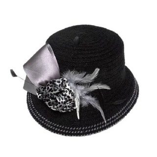 Swan Women's Dressy Chenille Ribbon Hat-Image