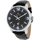 Tommy Hilfiger Men's 1710342 Black Leather Strap Watch 