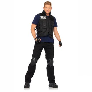 Leg Avenue Men's Swat Commander 4-piece Costume (One Size)-Image