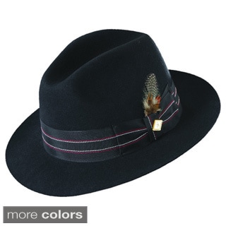 Stacy Adams Wool Felt Fedora Hat