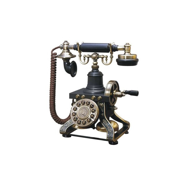 Paramount Eiffel Tower Reproduction Phone with Faux Rotary Dial