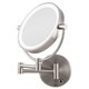Zadro 5X/1X Cordless LED Lighted Wall Mount Mirror
