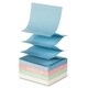 Sparco Fanfold Pop-up Adhesive Pastel Note Pads - 12/PK