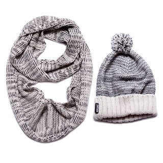 Muk Luks Cuff Cap and Eternity Scarf Set-Image