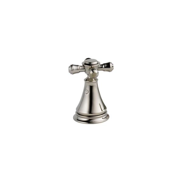 Delta Cassidy Polished Nickel Two Cross Bath Faucet / Bidet Handle Kit