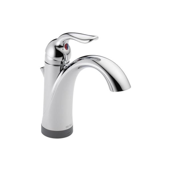Delta Lahara Single-handle Lavatory Faucet with Touch2O Xt Technology in Chrome