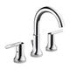 Delta Trinsic Widespread Bath Faucet with Metal Pop-Up in Chrome