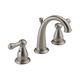 Delta Leland Double-handle Widespread Lavatory Faucet in Brilliance Stainless