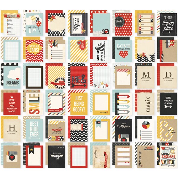 Sn@p! Double-Sided Card Pack 3"X4" 48/Pkg-Say Cheese