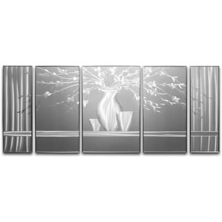 Price Aquify Plant by the Window' 5-piece Metal Wall Art