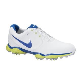 Nike Men's Lunar Control II White/ Blue/ Venom Green Golf Shoes