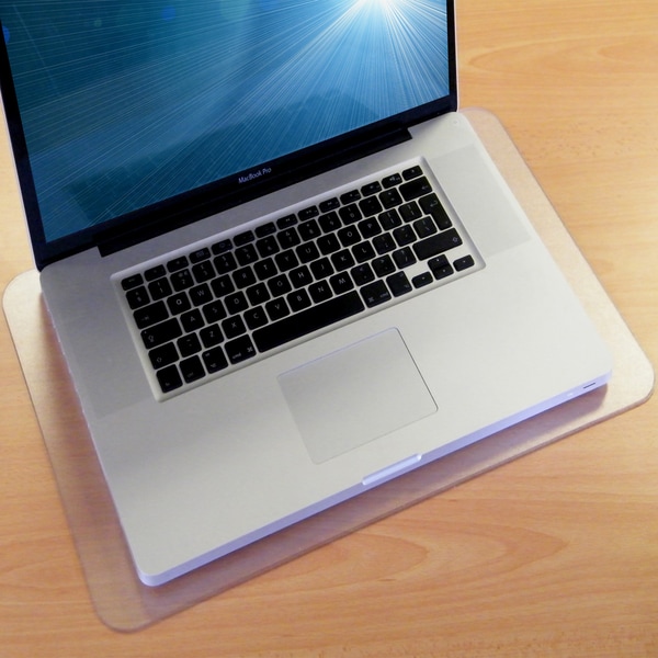 Floortex Pack of 2 Desktex PVC AntiSlip Lap Top Mat Rectangular