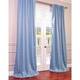 EFF Fret Sky Blue/ Teal Blackout Curtain Panel