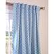 EFF Fret Sky Blue/ Teal Blackout Curtain Panel