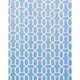 EFF Fret Sky Blue/ Teal Blackout Curtain Panel