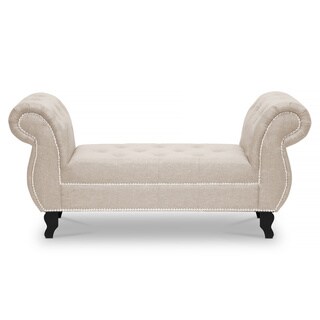 Hot Deal Baxton Studio Watson Upholstered Modern Tufted Bench