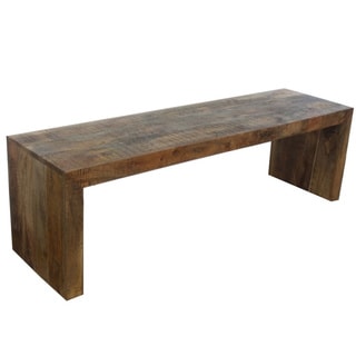 Timbergirl Emmerson Solid Mango Wood Bench (India)
