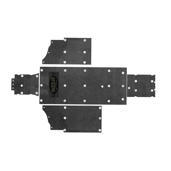 SSS Off Road Polaris Ranger XP 800 UHMW Skid Plate Underbody