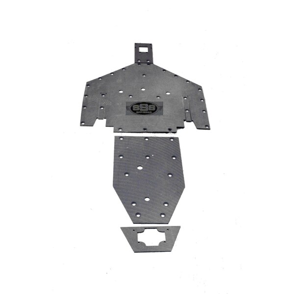 SSS Off Road Polaris RZR 1000 UHMW Skid Plate Underbody