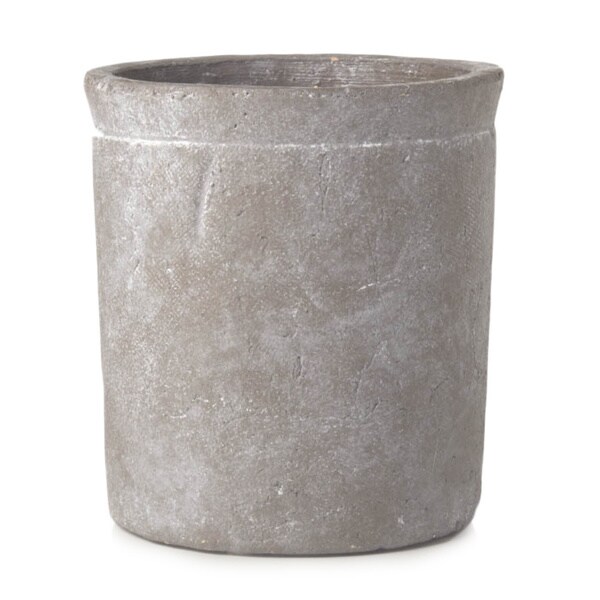 Sage & Co 6-inch Round Medium Stone Cylinder Pot