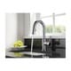 Delta Trinsic Chrome Single Handle Pull-down Bar/ Prep Faucet