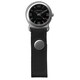 Dakota Men's Black Leather Snap Fob Watch