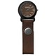 Dakota Men's Brown Leather Snap Fob Watch