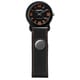 Men's Dakota Black/Orange Leather Snap Fob Watch
