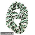 Le Nom Multicolored Chevron Infinity Scarf