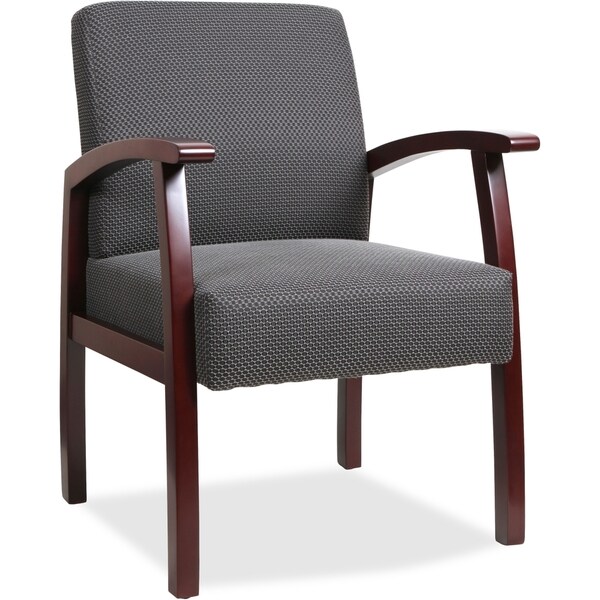 Lorell Charcoal Deluxe Guest Chair