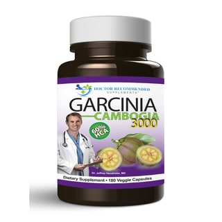 Doctor Recommended Garcinia Cambogia 3000 60-percent HCA (180 Capsules)-Image