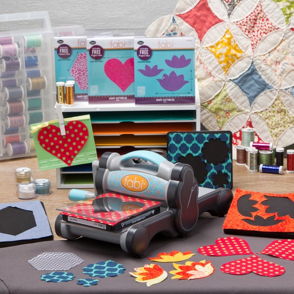 Sizzix fabi Quilting Die Cut Machine + 4 Bigz Quilting Dies Overstock