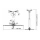 Arrowmounts Black 32.5-inch Tilting Projector Ceiling Mount