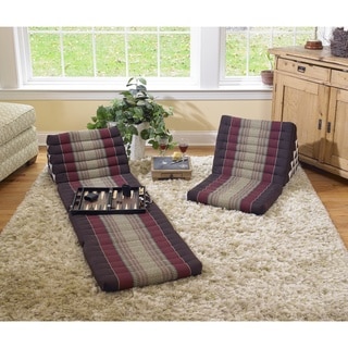 myZENhome 100-percent Organic Kapok-filled Triangle Lounger