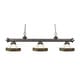 Z-lite Riviera Olde Bronze and Tiffany Glass 3-light Billard Fixture