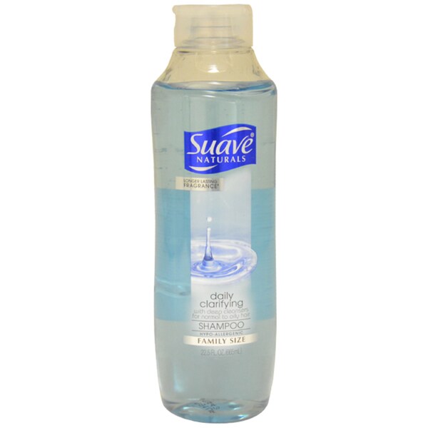 Suave Daily 22.5ounce Clarifying Shampoo for Normal to Oily Hair